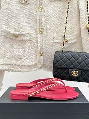 Chanel slides red - 5