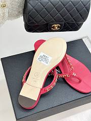 Chanel slides red - 3