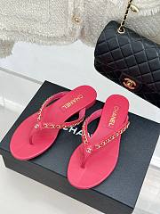 Chanel slides red - 2