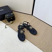 Chanel sandals black3 - 1