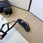 Chanel sandals black3 - 3