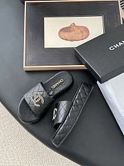 Chanel slides black4 - 5