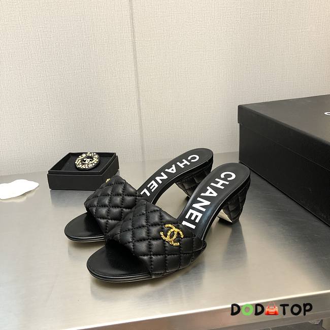 Chanel slides black5 - 1