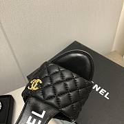 Chanel slides black5 - 6