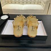 Chanel slides gold6 - 2