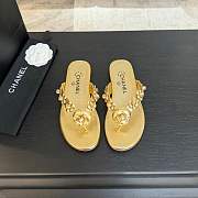 Chanel slides gold6 - 4