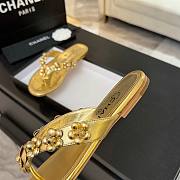 Chanel slides gold6 - 5