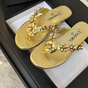 Chanel slides gold6 - 6