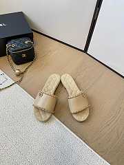 Chanel slides beige7 - 4
