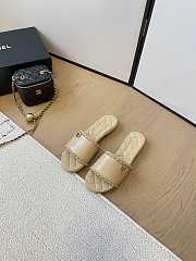 Chanel slides beige7 - 6