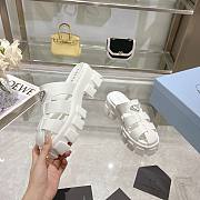 Prada Women's Monolith White Rubber Clog - 3