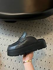 Prada leather mules black - 6