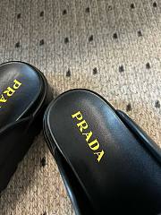 Prada leather mules black - 5