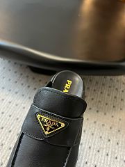 Prada leather mules black - 2