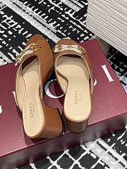 Gucci Women's Horsebit slide brown - 1