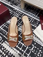 Gucci Women's Horsebit slide brown - 4