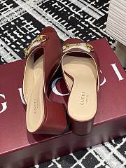Gucci Women's Horsebit slide red - 1