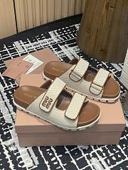 MiuMiu Canvas mules brown - 1