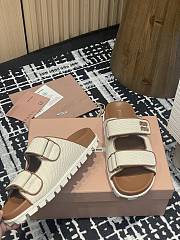 MiuMiu Canvas mules brown - 4