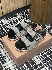 MiuMiu Canvas mules black - 6