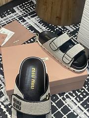 MiuMiu Canvas mules black - 5
