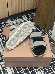 MiuMiu Canvas mules black - 2