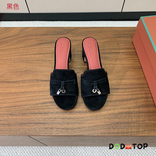 Loro piana slides black - 1
