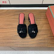 Loro piana slides black - 1