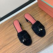 Loro piana slides black - 6