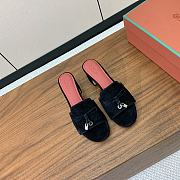 Loro piana slides black - 2