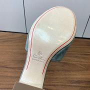 Loro piana slides blue - 4