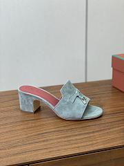 Loro piana slides blue - 2