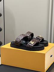 Louis Vuitton Bom Dia Comfort slides brown - 1