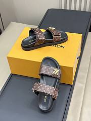 Louis Vuitton Bom Dia Comfort slides brown - 2