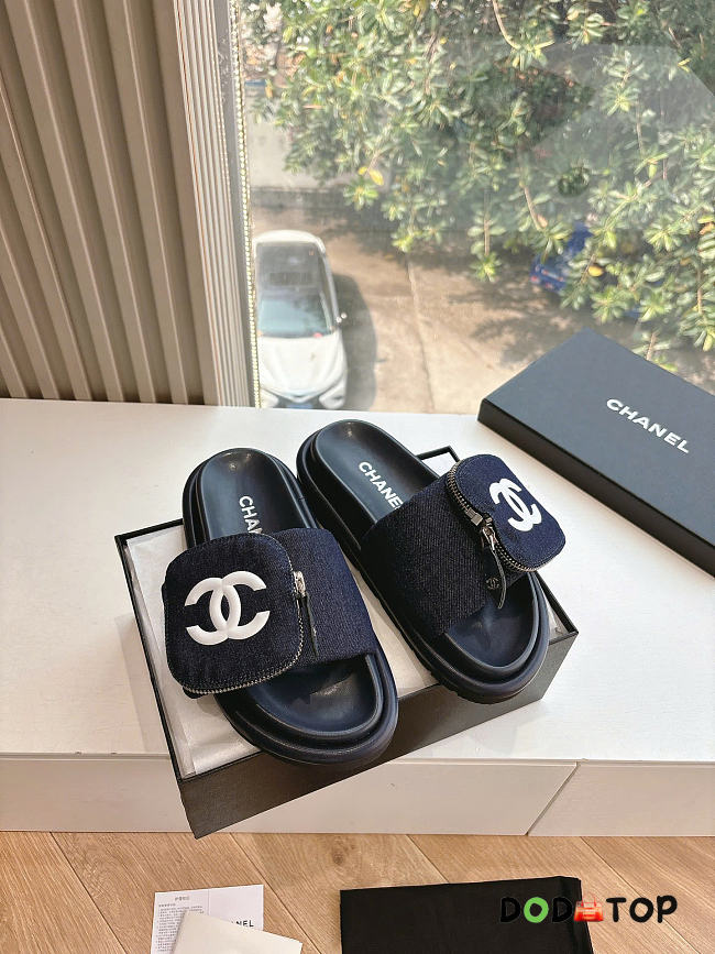 Chanel mules black women - 1