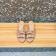Vanlentiano rockstud beige heels 6cm - 1