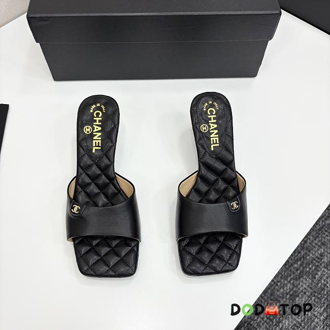 Chanel black sandal2 - 1