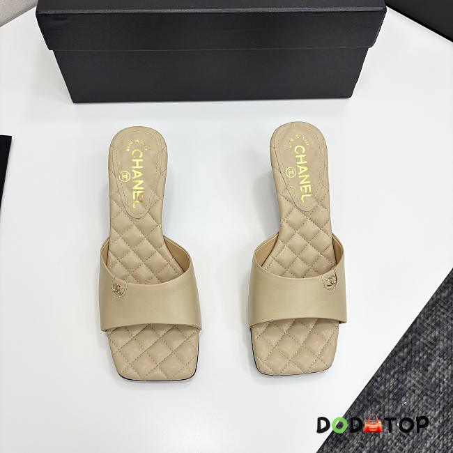 Chanel beige sandal3 - 1