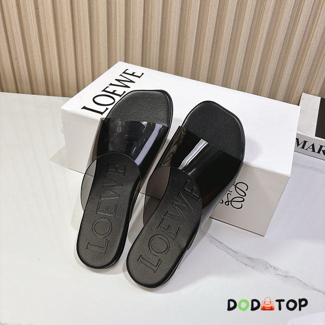 LOEWE slides plastic black - 1