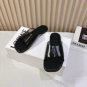 LOEWE slides plastic black - 2