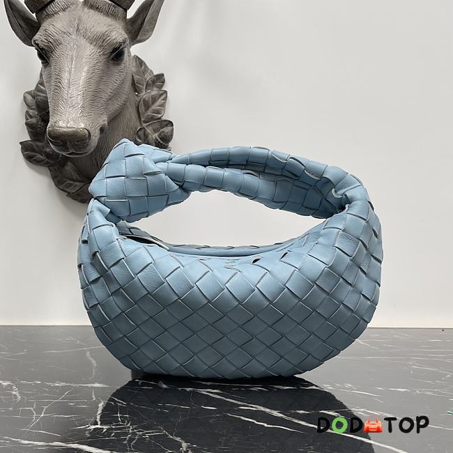 BOTTEGA VENETA Teen Jodie Bag Blue size 28×23×8cm - 1