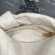 BOTTEGA VENETA Teen Jodie Bag off white size 28×23×8cm - 3