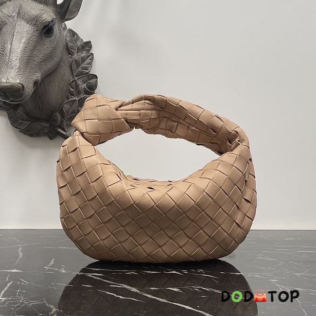 BOTTEGA VENETA Teen Jodie Bag caramel size 28×23×8cm - 1