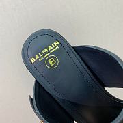 Balmain Heeled Eva mules in calfskin black, Heel height 9.5 cm - 6