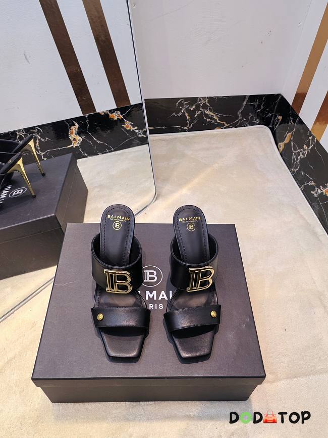 Balmain Heeled logo, Heel height 9.5 cm - 1