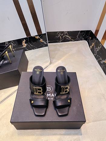 Balmain Heeled logo, Heel height 9.5 cm
