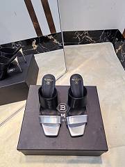 Balmain Heeled black&silver, Heel height 9.5 cm - 1