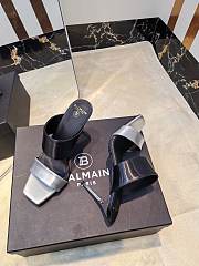 Balmain Heeled black&silver, Heel height 9.5 cm - 4