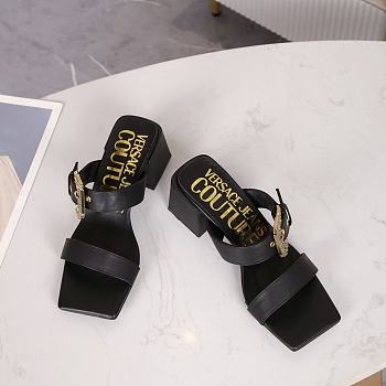 Versace sandals black 