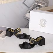 Versace sandals black  - 3